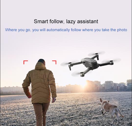 drones and person